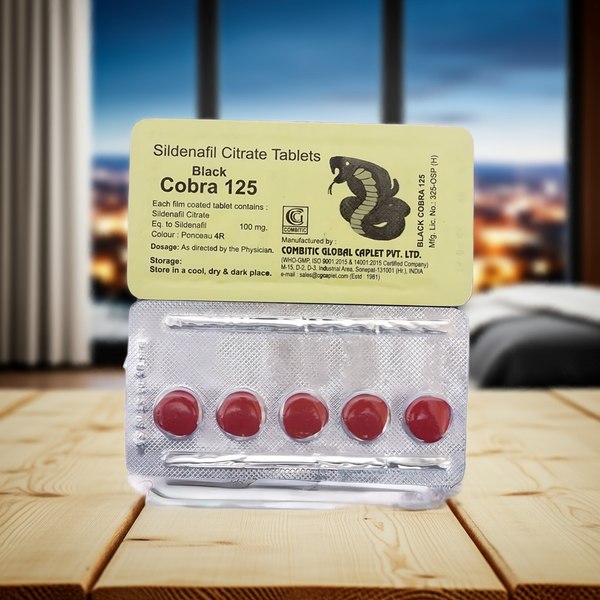 Bl@k C0br@ 125- 3 packs- 15 tablet