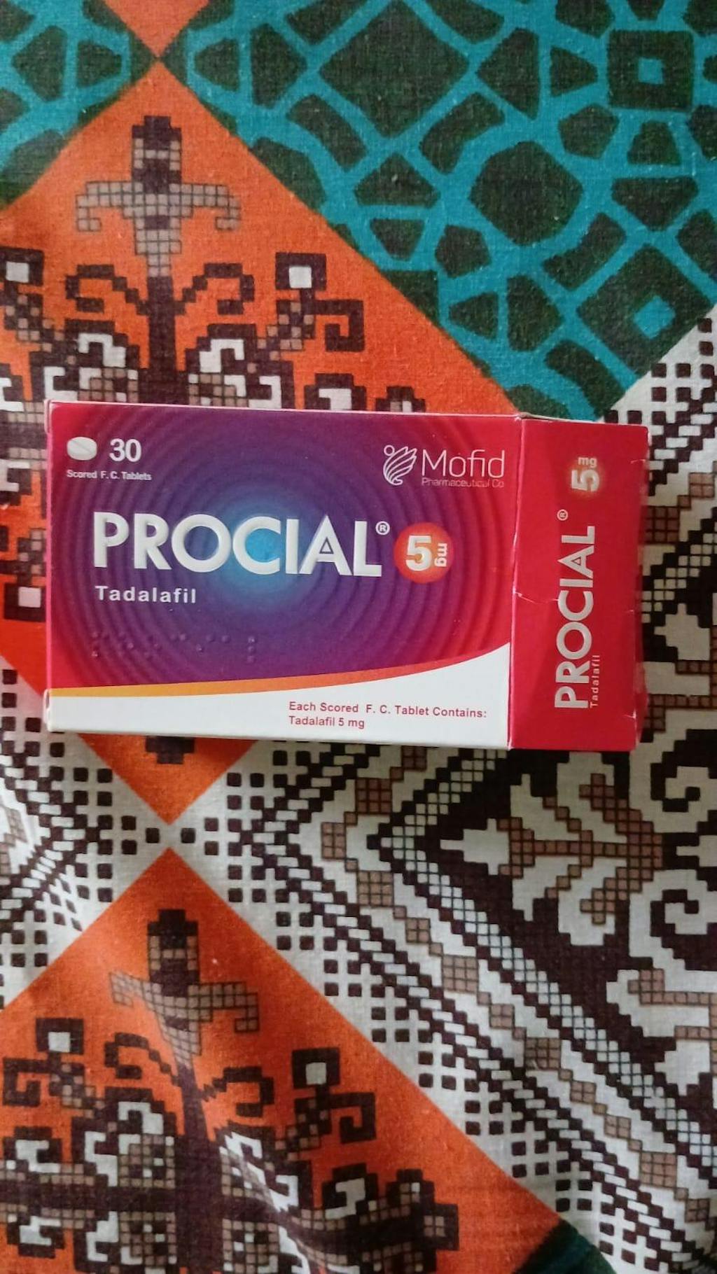 Procial 5mg Tablets - Original Iranian Ci@lis 5mg Alternative | 30 Tablets Pack