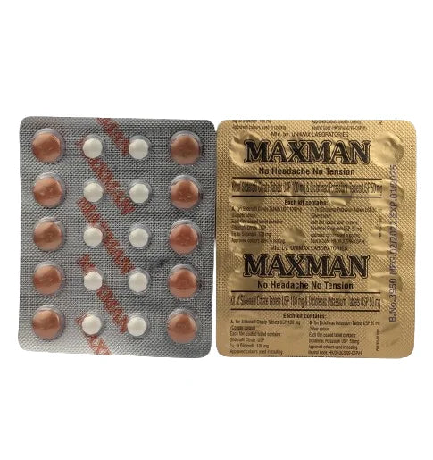 Maxman Tablets Silden@fl 100mg with Diclofenac Potassium 50mg