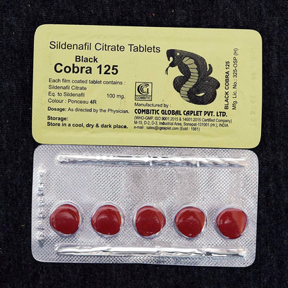 Bl@k C0br@ 125- 3 packs- 15 tablet
