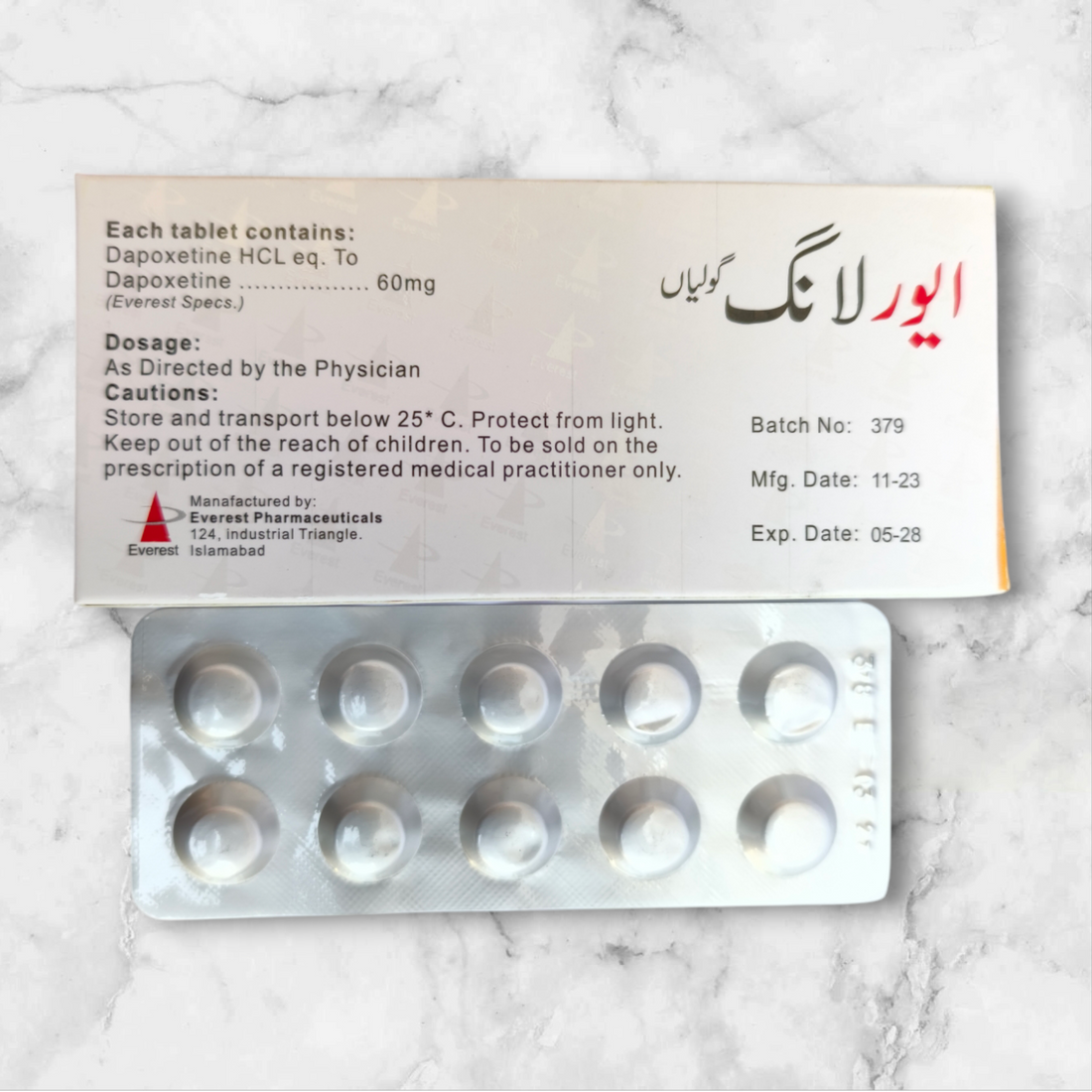 Ever-Long 60mg (10 Tablets) -