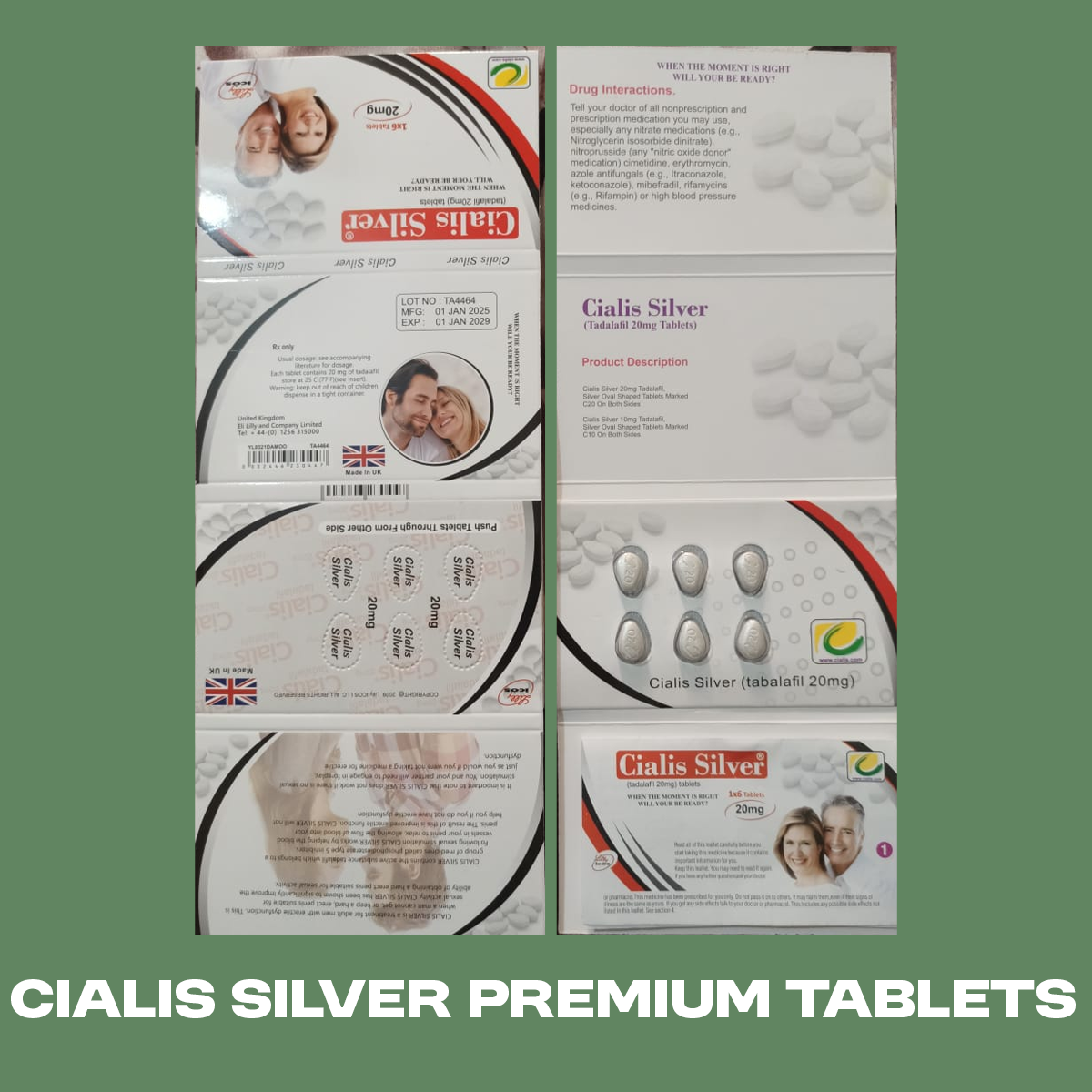 Premium Ci@lis-Silver 20mg
